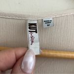 Kut From The Kloth 🔵 SALE 3/$25  BOHO BEIGE TASSEL RAYON TUNIC BLOUSE TOP M Photo 7