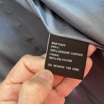 Chi by Carlos Falchi suede leathered studded jacket/shirt size XL Gray Photo 7