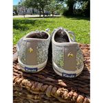 Kate Spade X Keds White Sparkle Glitter Ribbon Lace Up Flat Bridal Sneakers 6.5 Photo 2