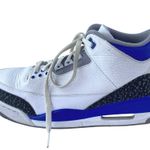 Nike  Air Jordan 3 Retro Racer Men's White Blue Basketball Sneakers Shoes Size 12 Photo 0
