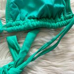Maui Water Wear Bright Green Triangle Bikini Top Photo 5