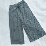 ZARA gingham Cropped Wide Leg Culottes Photo 0