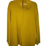 Bryn Walker  Sweater XL Bamboo Organic Cotton Blend Lagenlook  Flowy Mustard Photo 0