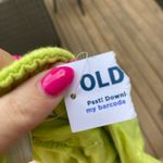 Old Navy NWT  Neon Green Halter Neck Tie Keyhole Midi Dress Size extra large Photo 2