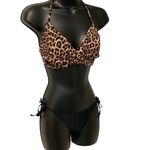 Victoria’s Secret PINK Leopard Top & Xhilaration String Bikini Bottoms. Brown Size undefined Photo 6