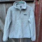 Patagonia Medium Women's Los Gatos 1/4-Zip Fleece Pullover Light Plume Grey Photo 2