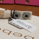 Juicy Couture Pam Gela E-Rhinestone Woven Bracelet Blue With Silver Crystals NWT Photo 5