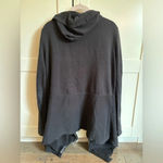 XCVI  Women's Black Cardigan Sweater Jacket 100% Cotton Size Medium Photo 3