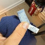 Aerie  Navy Blue Gauze Cotton Babydoll Tunic Photo 3