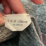 143 Story  by Line Up grey and lavender long sleeve blouse Photo 3