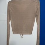 Forever 21 Tan Ruched Front Top Photo 1