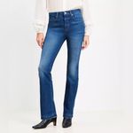 Loft Ann Taylor - Dark Blue Original Boot Cut Jeans Size 10 Photo 1