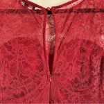 Rephyllis Elegant Red Formal Lace Maxi Dress Size L Photo 3