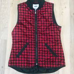 Old Navy red/black Buffalo vest sz XS. Photo 0