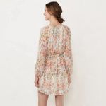 LC Lauren Conrad Women's  Long Sleeve Mini Peasant Dress Photo 1