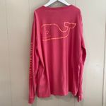 Vineyard Vines  Pink Long Sleeve Whale Pocket T-Shirt | 100% Cotton Size M Photo 1