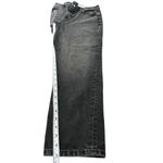 ZARA Women's Black Washed High Rise acid wash Black Denim Jeans Size 8 Photo 2