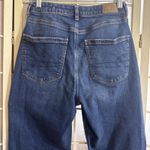 American Eagle  Stretch Mom Tinted Medium Straight Leg Jeans 90s Women Sz 4 SHORT Photo 1