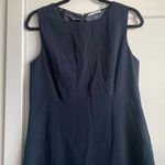 Tahari Elie Arthur S Levine Women Sleeveless Sheath Career Dress Navy Size 8 Photo 2