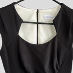 Calvin Klein NWT Stretch Jersey Dress Black Size 6 Photo 2
