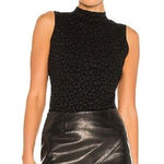 Milly  mock neck metallic sheer top Small Photo 0