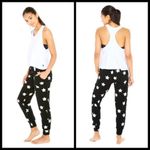 Terez 💕💕 Silver Stars Foil French Terry Joggers Photo 3