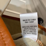 THML  Alani pleather top in camel Medium NWT Photo 5