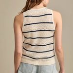 Lucky Brand Button Front Sweater Vest In Turtledove Photo 6