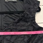 Chetta B  Size 6 Little Black Dress with Lace Sleeveless Photo 6