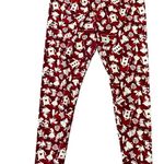 LuLaRoe  Disney Alice in Wonderland Silhouettes Red Leggings Pants Tall & Curvy Photo 3