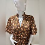 Tuckernuck Crawford Dress XXL NWT Rosewood Chintz Floral Tiered Mini Ruffle Photo 5