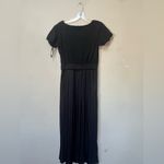 Motel Rocks Black Gothic Skull Pleated Maxi Dress Alt Dark Academia |  Photo 2