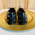 SO  Lelani sz 7.5 black mesh rhinestones ballerina flats shoes Photo 2