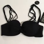 Coco reef New. adjustable multi-way black Strappy bikini top. 32/34-C Photo 5