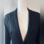 EXPRESS The Editor Studio Stretch One Button Black Women's Blazer Size 10 Photo 3