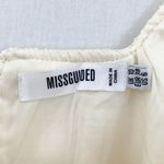 Missguided  Women's Tweed Fringe Crop Cami Top size 6 Photo 2