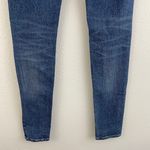 AGOLDE Mid Wash Faded Denim Distressed Ripped Sophie High Waisted Skinny Jeans Photo 8