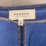 PacSun button up skirt with embroidered flowers Photo 3