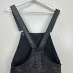 Free People Torn Up Washed Black Distressed Denim Jumper in Wash Black Size US 4 Photo 8