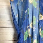 Woven Heart  Blue Floral Kimono Photo 1