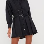 Akira Shop  - black mini dress with o ring belted detail Photo 0