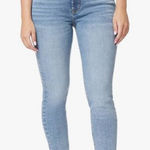 Kensie  Vintage Luxe Light Wash High Rise Skinny Raw Edge Hem Denim Jeans #S Photo 0