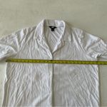 Lands' End  Women’s Terry Swim Button Down Coverup Set White Size L NWOT Photo 6