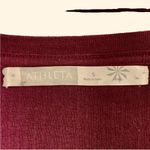 Athleta  Long Sleeve Red Burgundy Athletic Wear Sz S Photo 1