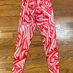 Candy Cane Christmas Leggings Red Size XS Photo 5