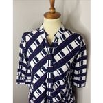 Zuri Kenya‎ Black White Purple Plaid Dress 2XS XXS Photo 5