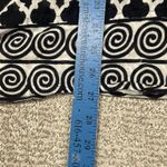 Gretchen Scott  Top Womens XS Cowl Funnel Neck Tunic Black White Lightweight Photo 8