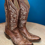 Ariat Womens Hazel Western Cowboy Boots Whiskey Barrel Embroidered Brown Size 7 Photo 0