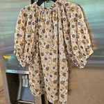 Cleobella ππ Helena Puff Sleeve Peasant Blouse ~ Floral Polka Print Medium NWT Photo 4