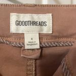 Goodthreads women’s high waisted straight leg brown clay‎ color pants size 4 Photo 2